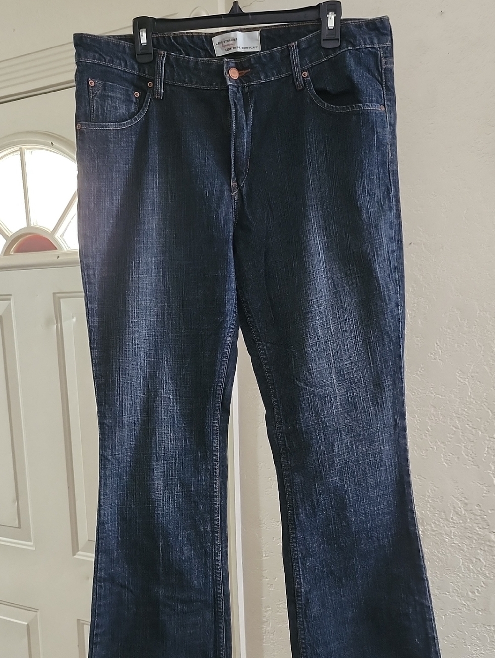 Signature by Levi Strauss Low Rise Bootcut Jeans Sz 14 Plus Dark Wash Western